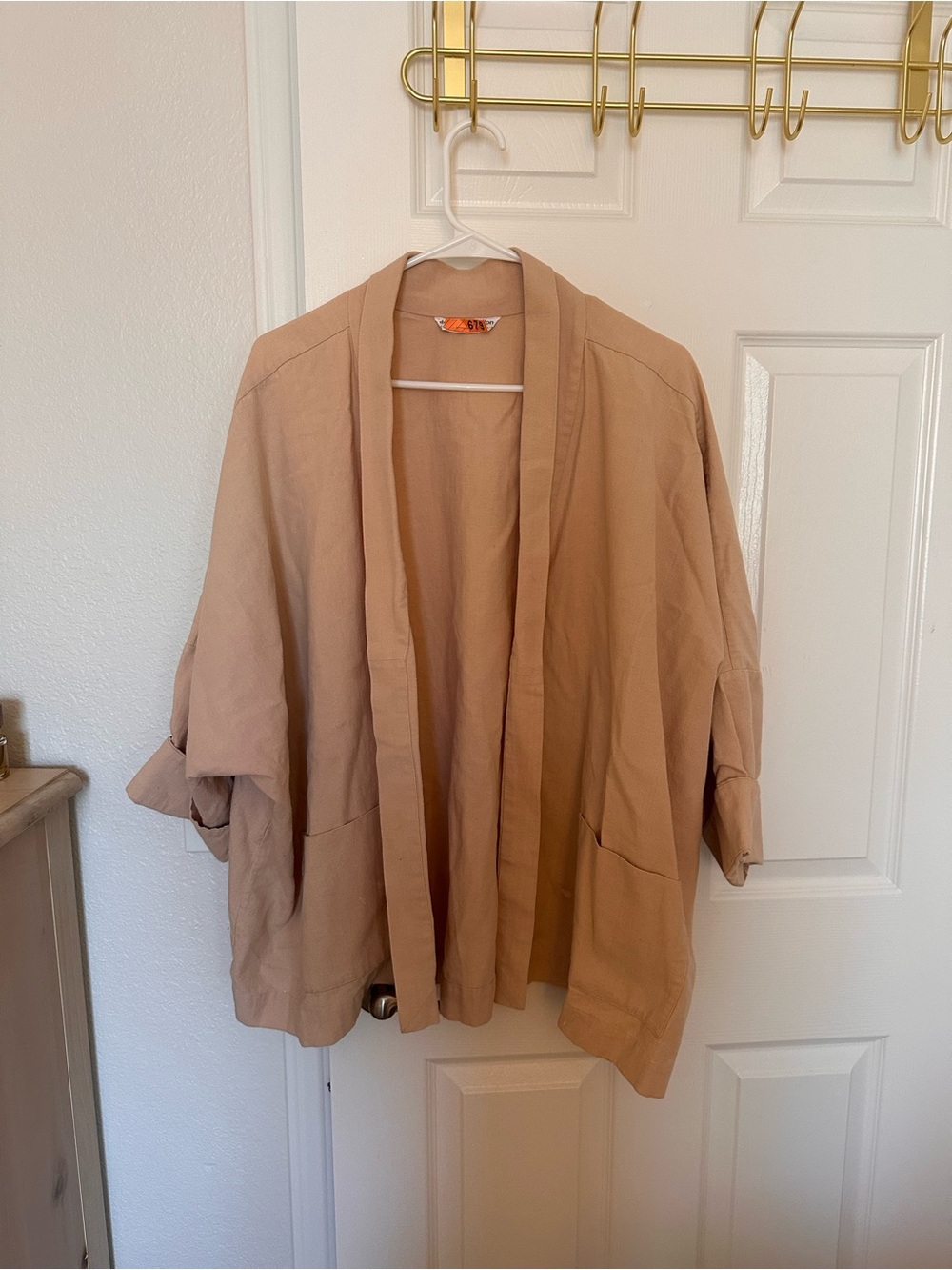 EUC Denise Bourillon Cream Tunic Top